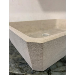 Lavabo angles coupés