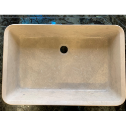 Lavabo avec angle arrondi